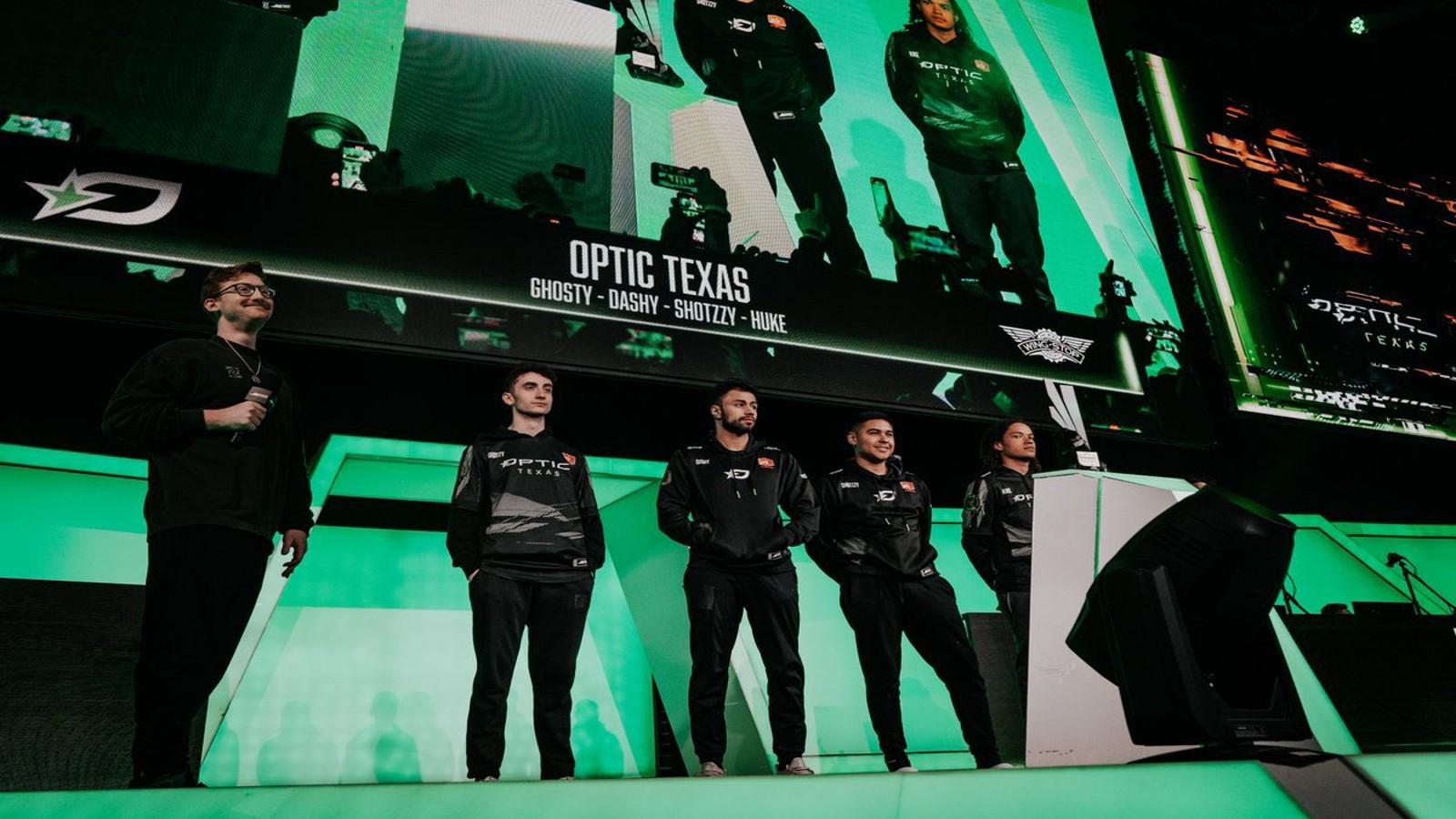 OpTic Texas 2023 roster.