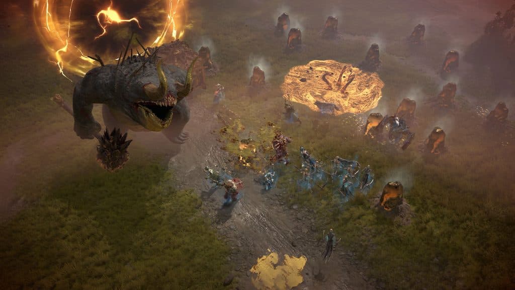 A screenshot of Avarice, the Gold Cursed from Diablo 4