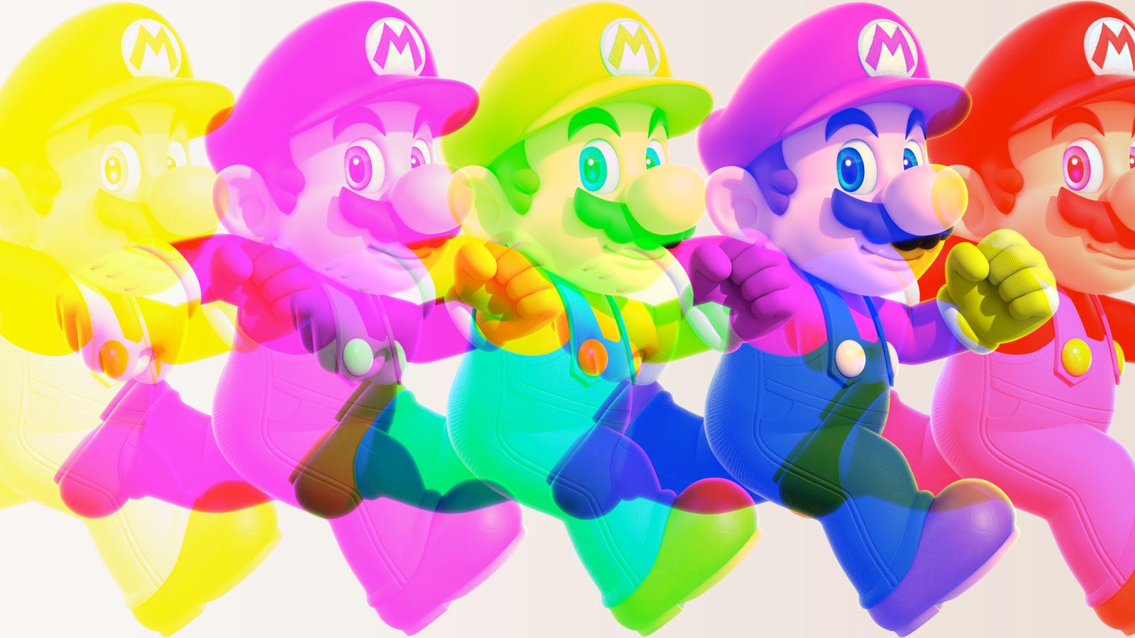 mario but he's glitched