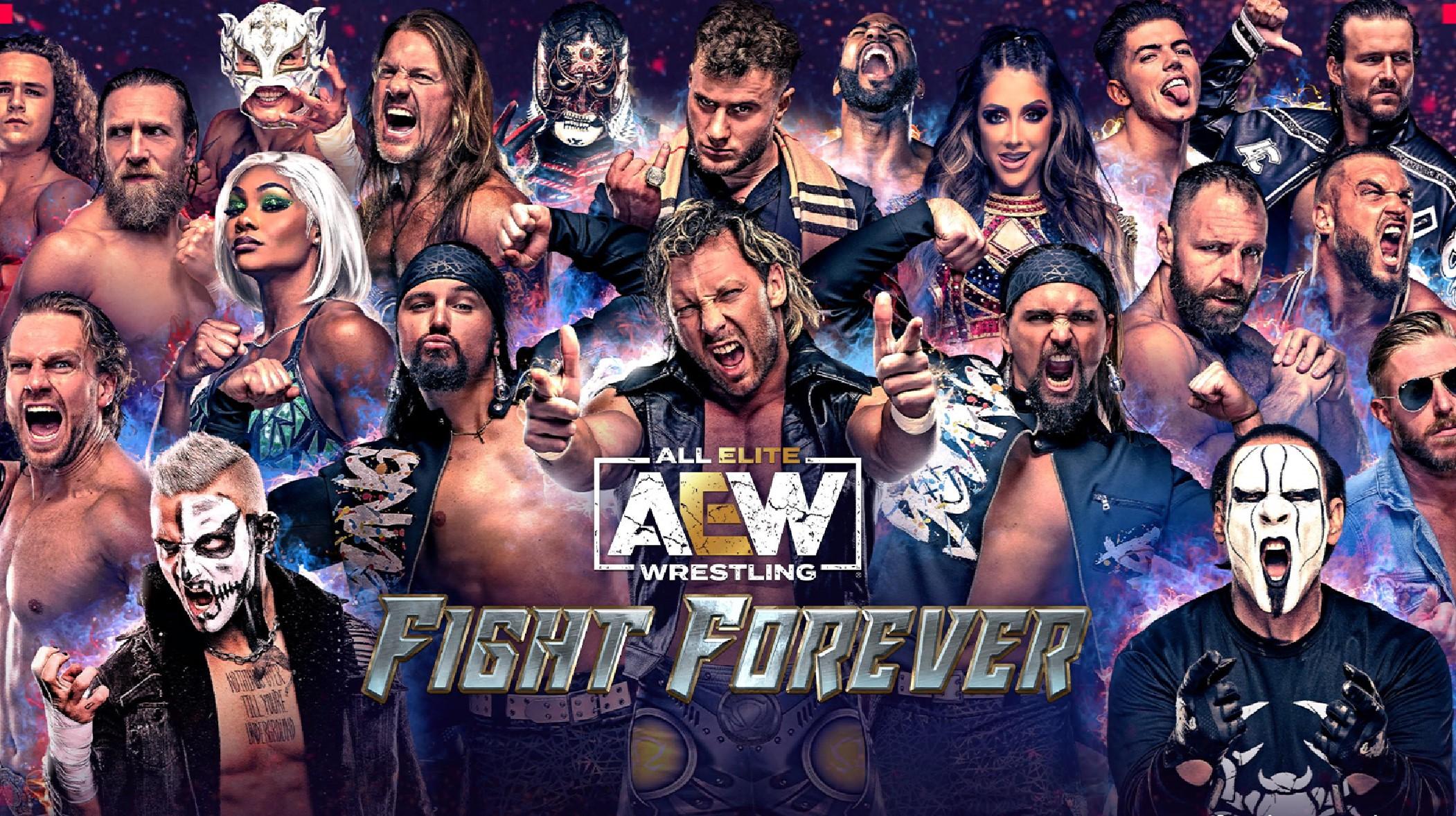 AEW Fight Forever cover screen