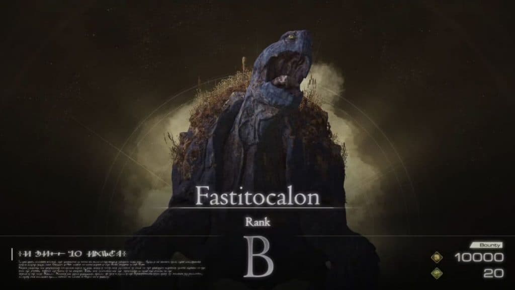 Final Fantasy 16 Fastitocalon