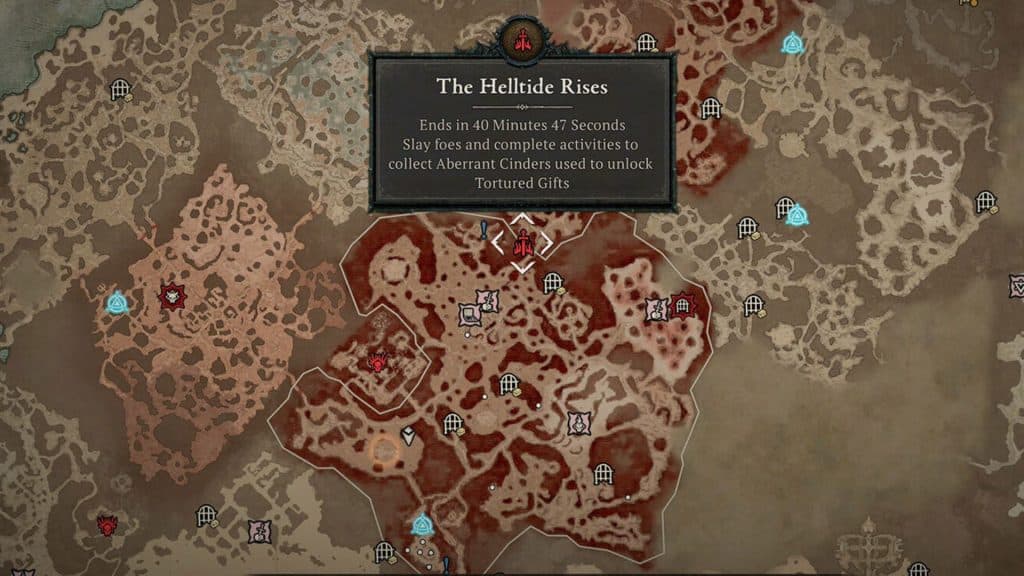 Helltide Fiend Rose location Diablo 4
