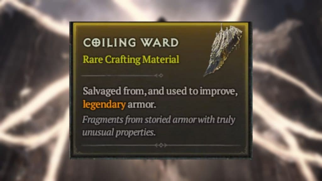 coiling war description in diablo 4