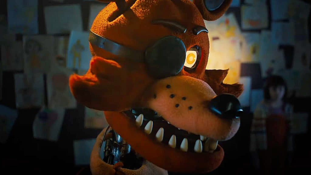 A still from the Five Nights at Freddy's movie trailer