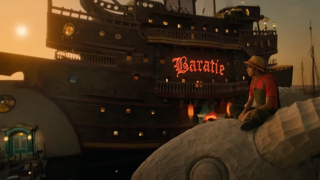 An image of baratie in one piece live-action