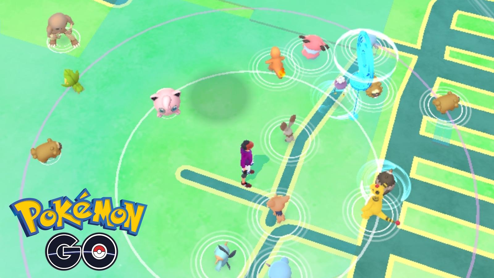 High-res image of Pokemon Go spawn rate distance increased after update.