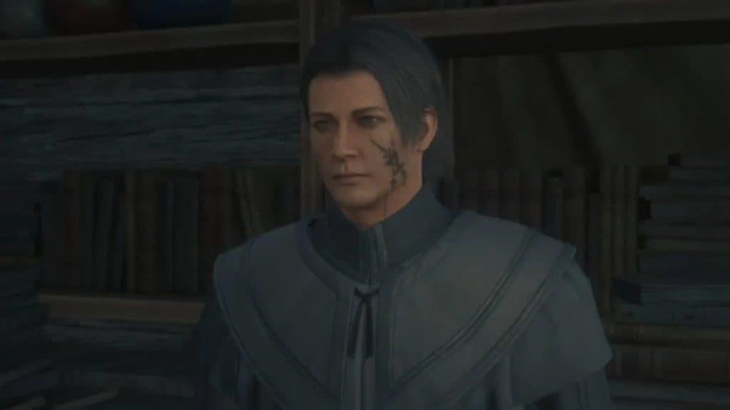 A screenshot of Owain in Final Fantasy 16