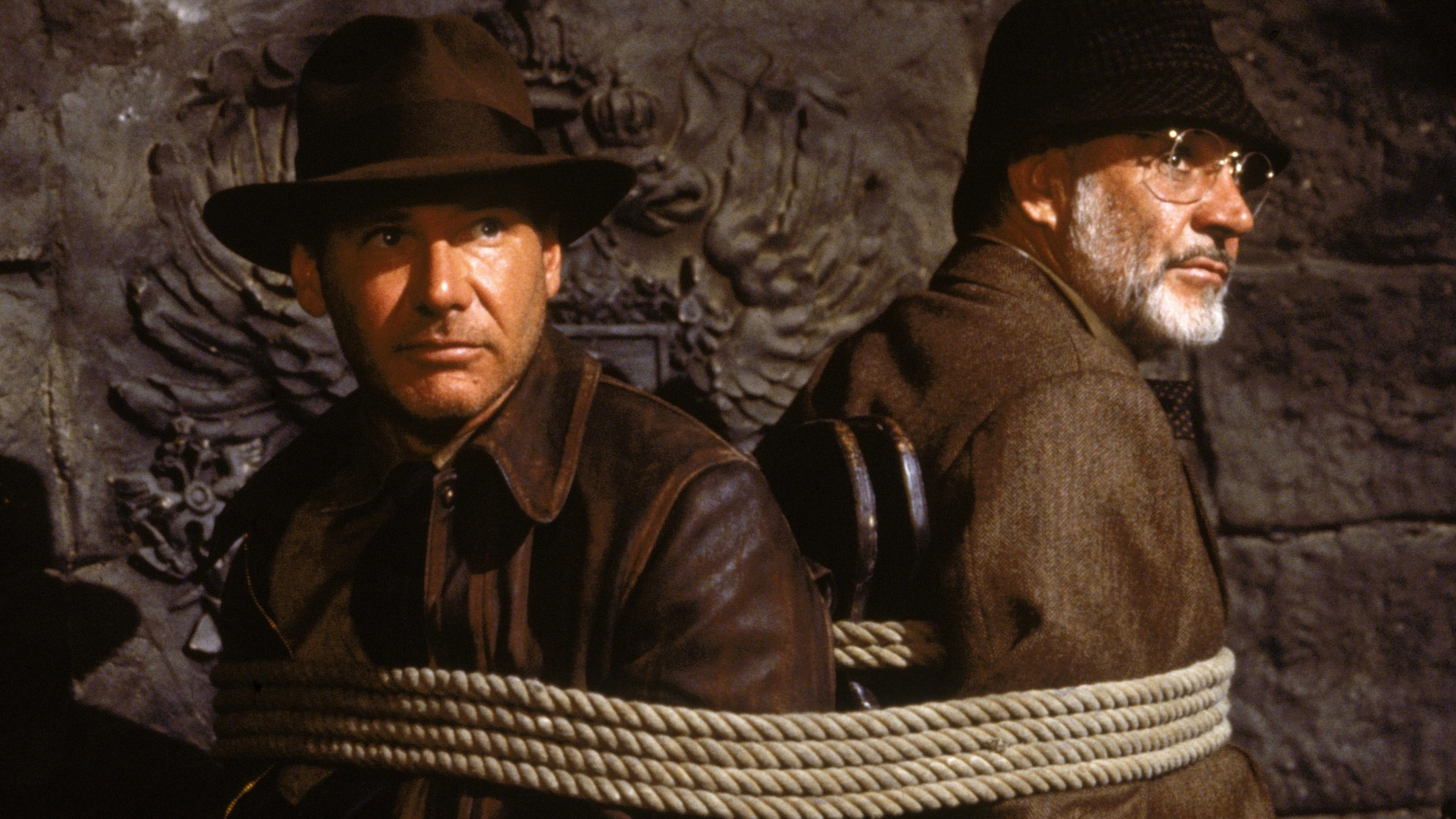Harrison Ford and Sean Connery in Indiana Jones 5.