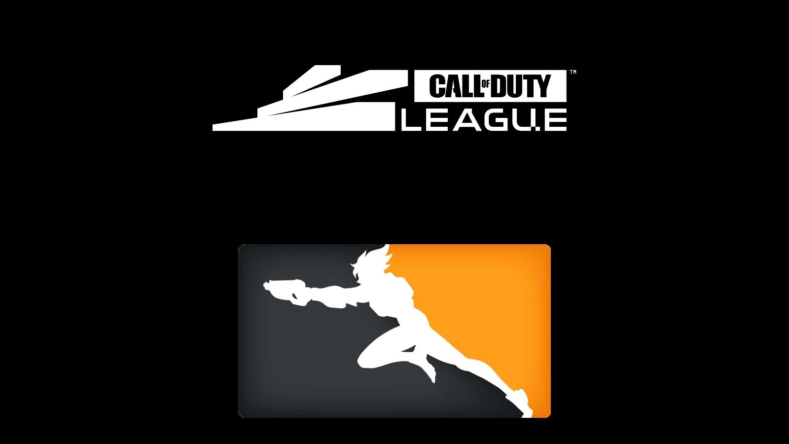 Call of Duty League logo and Overwatch League logo on black background