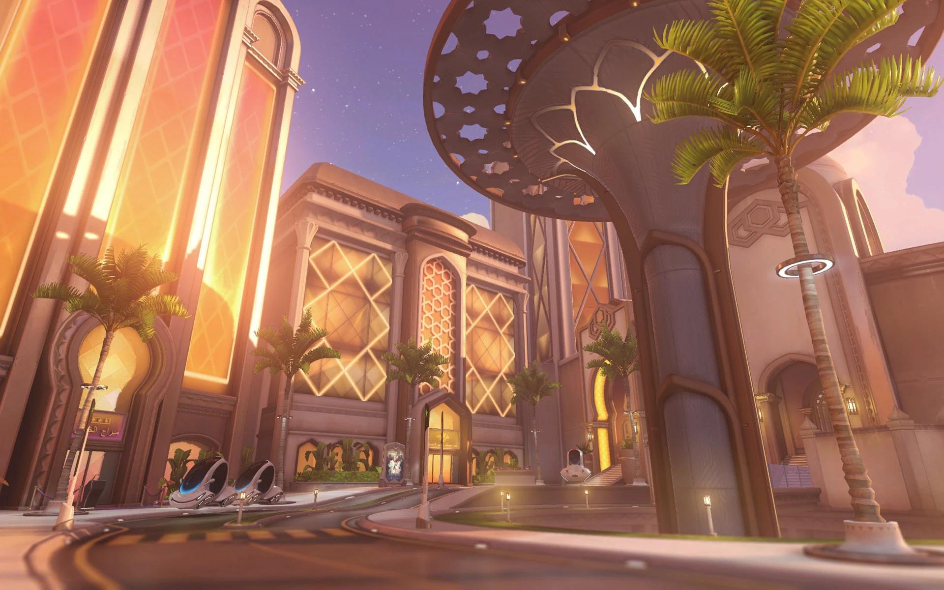 Image showing the Oasis Map in Overwatch