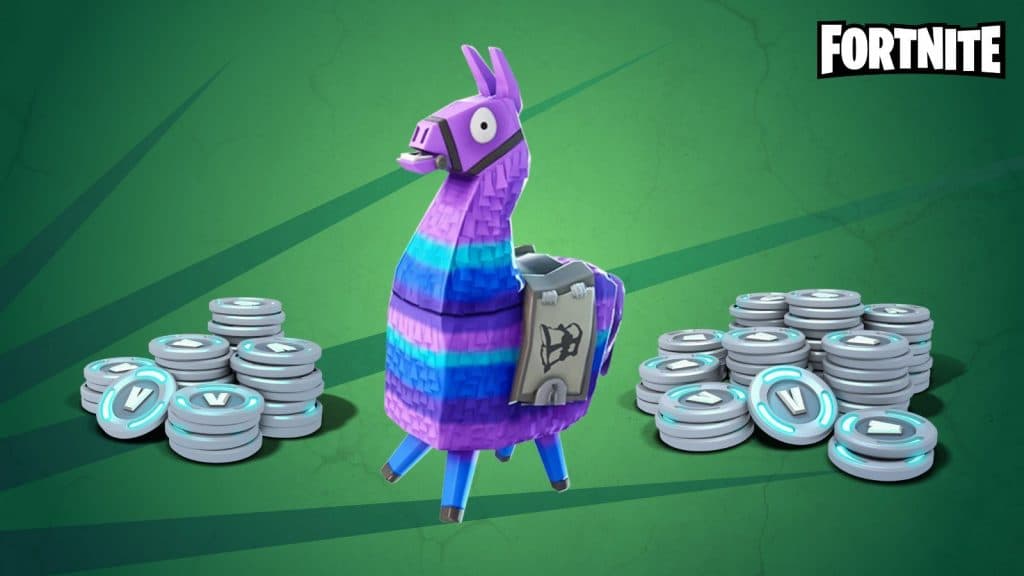 Supply Llama with V-Bucks in Fortnite