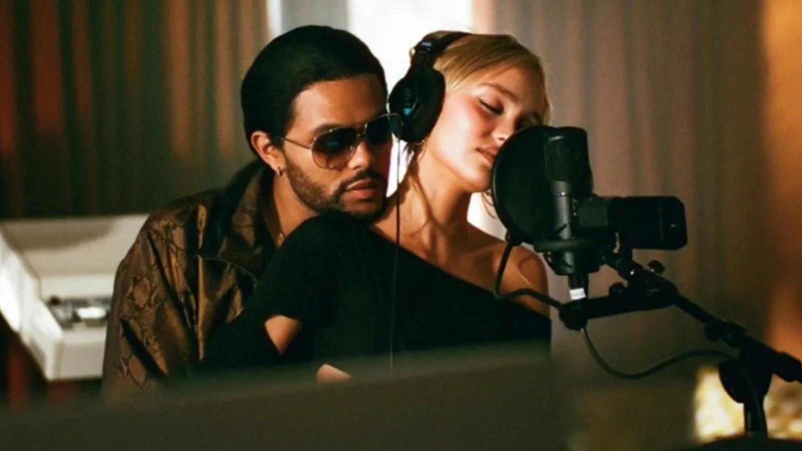 The Weeknd and Lily-Rose Depp in The Idol