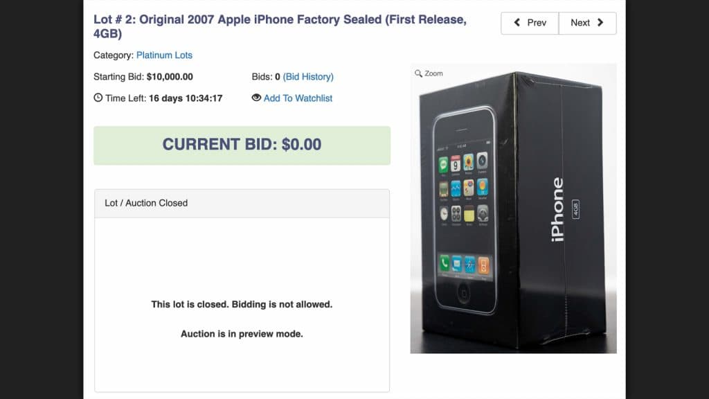 iphone page lcg auctions