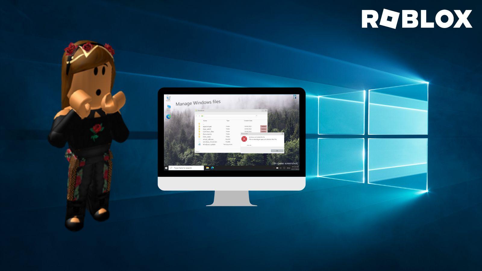 Roblox player recreates Windows 10 in-game and it's hilarious
