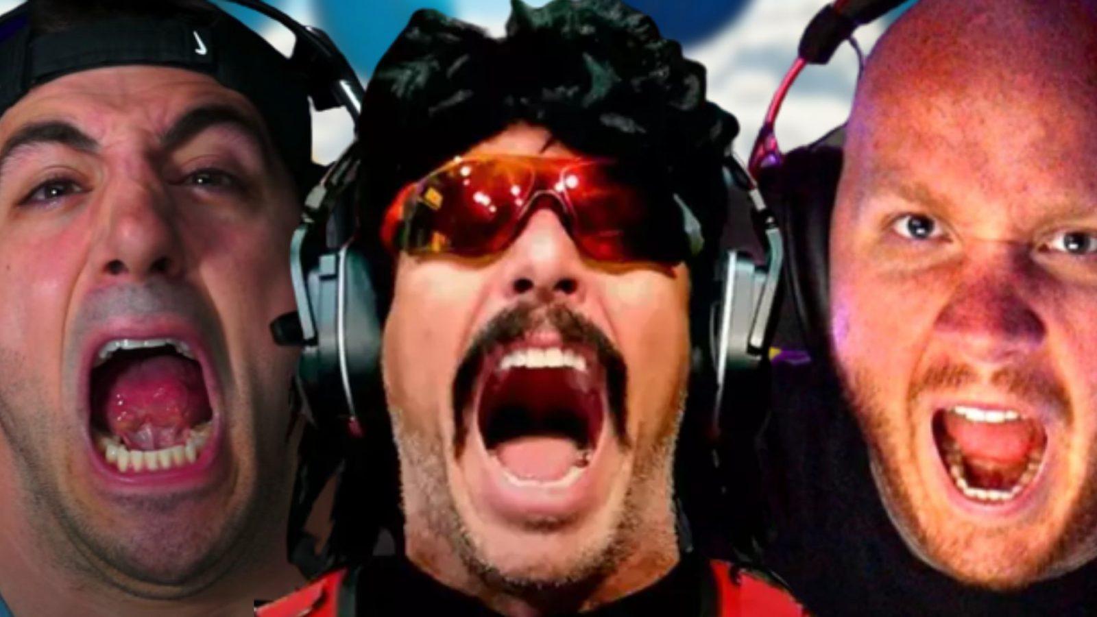 nickmercs, dr disrespect, and timthetatman playing only up
