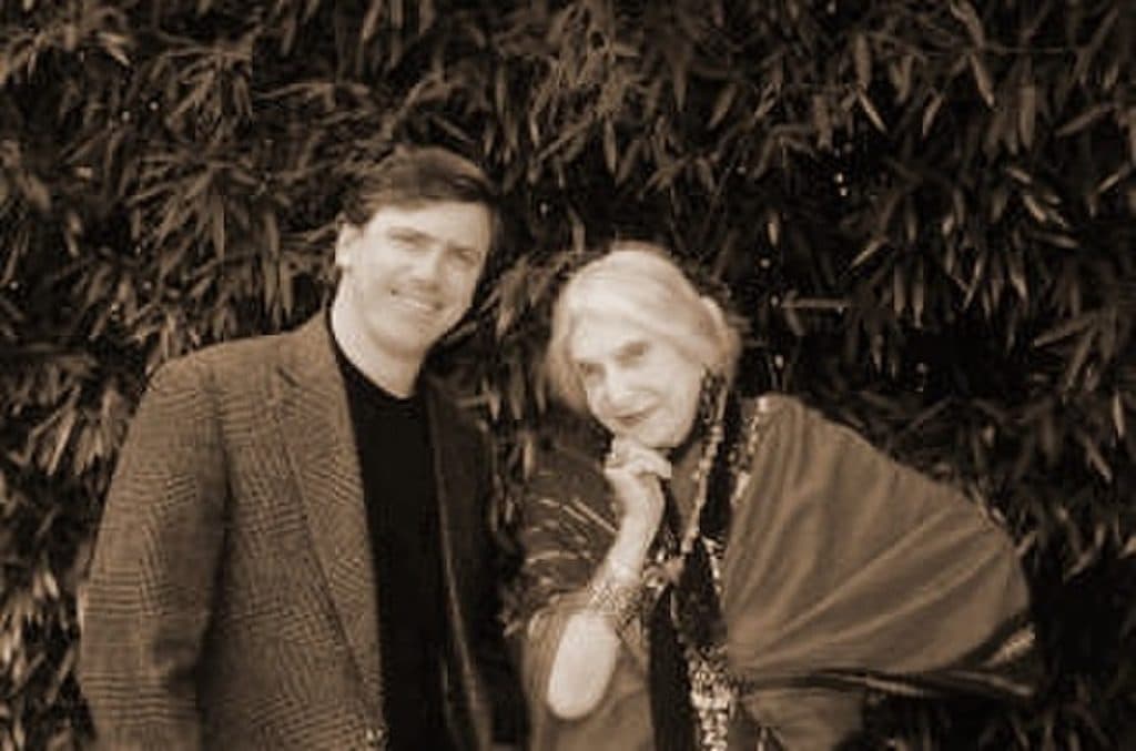 Director Tom Neff with artist Beatrice Wood in 1993
