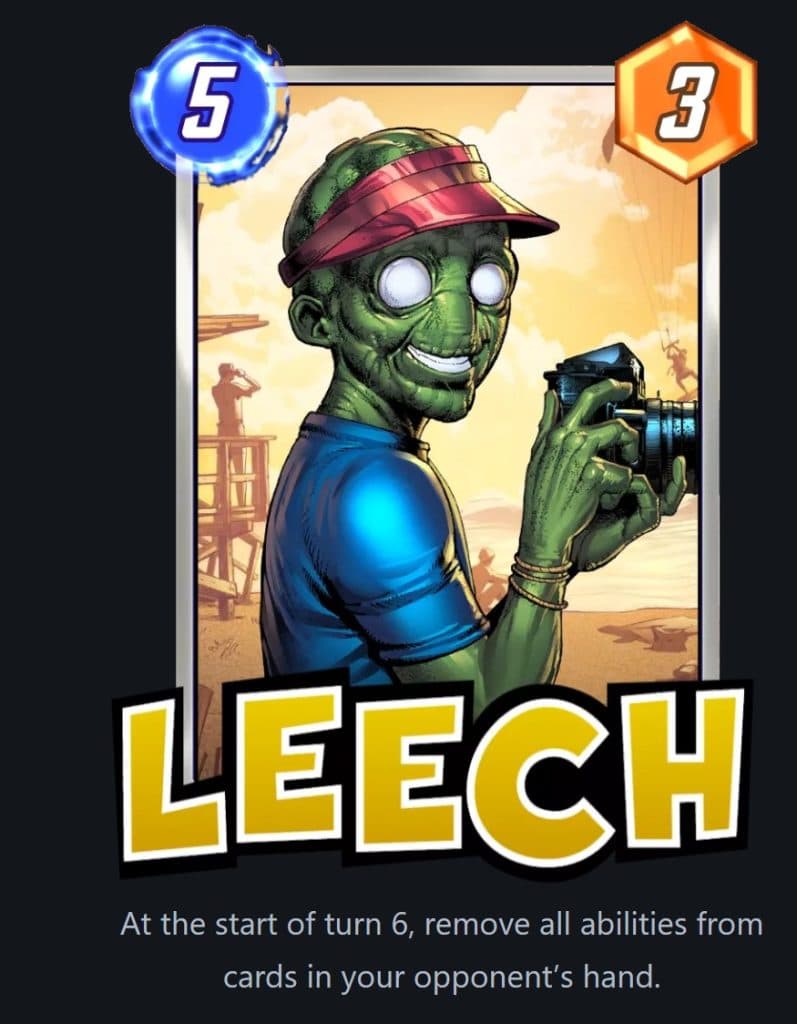 Leech card in Marvel Snap