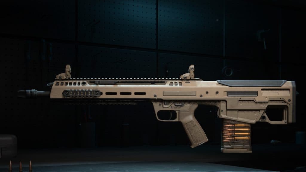 The Cronen Squall battle rifle as seen in Call of Duty: Warzone 2.