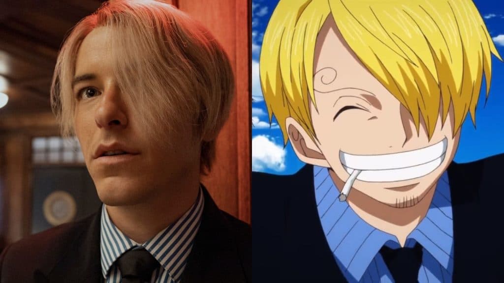 An image of Sanji in One Piece live-action and anime