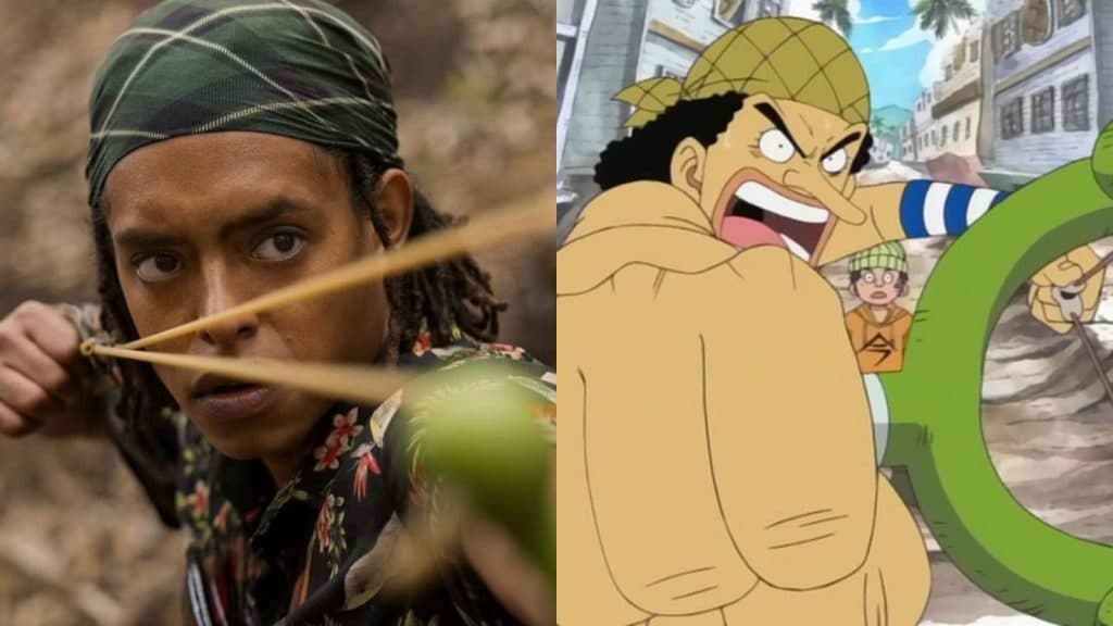 An image of Usopp in One Piece live-action and anime
