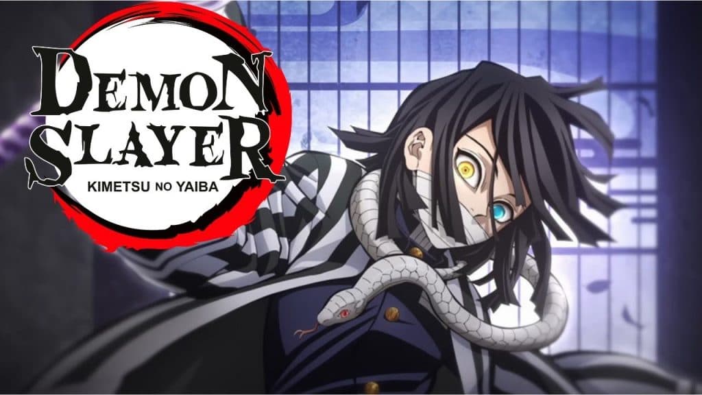 The key visual of Demon Slayer Season 4 featuring Obanai Iguro