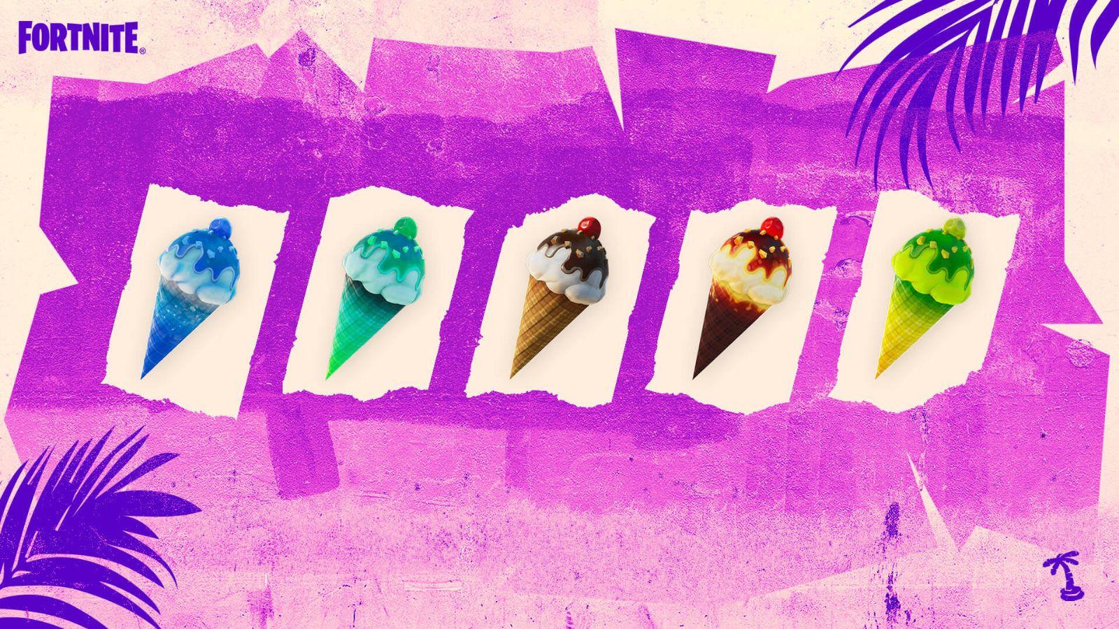 Ice Cream Cone Consumables in Fortnite