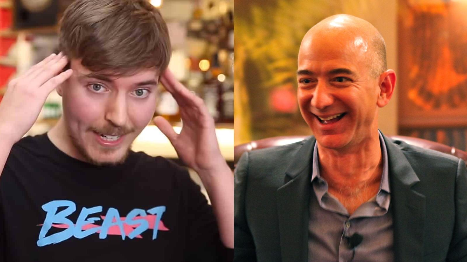 MrBeast and Jeff Bezos