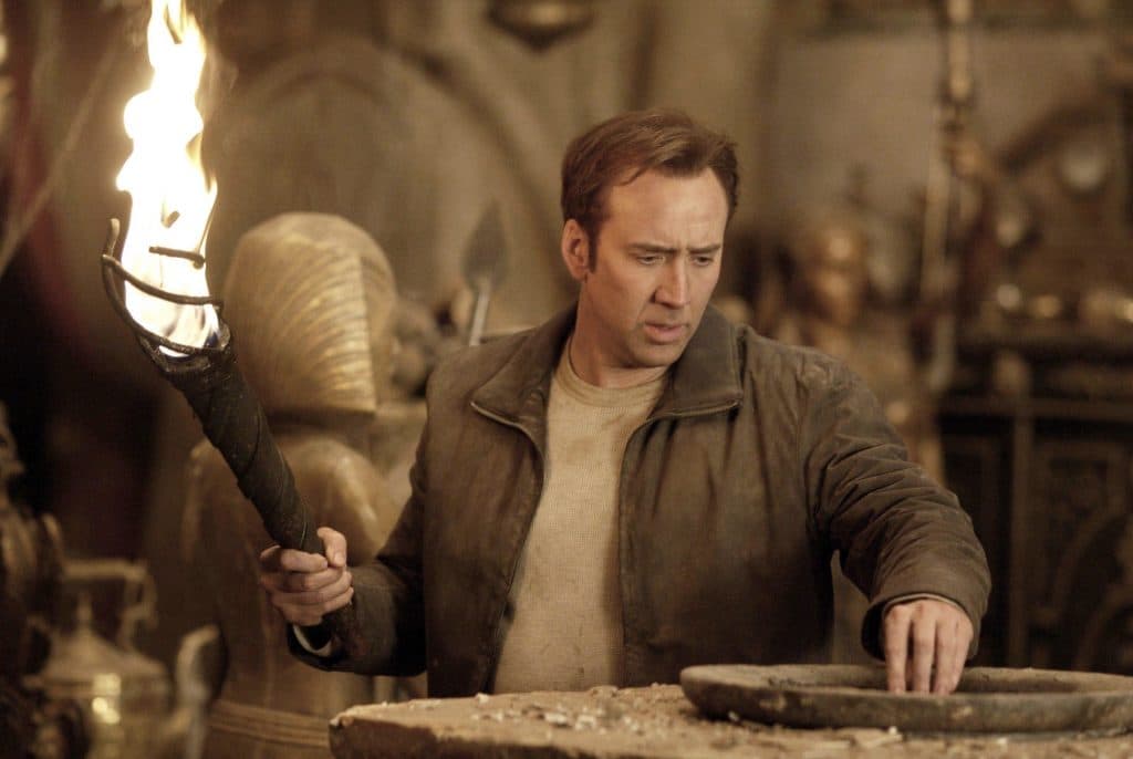 Nicolas Cage in National Treasure, one of the best Fourth of July movies
