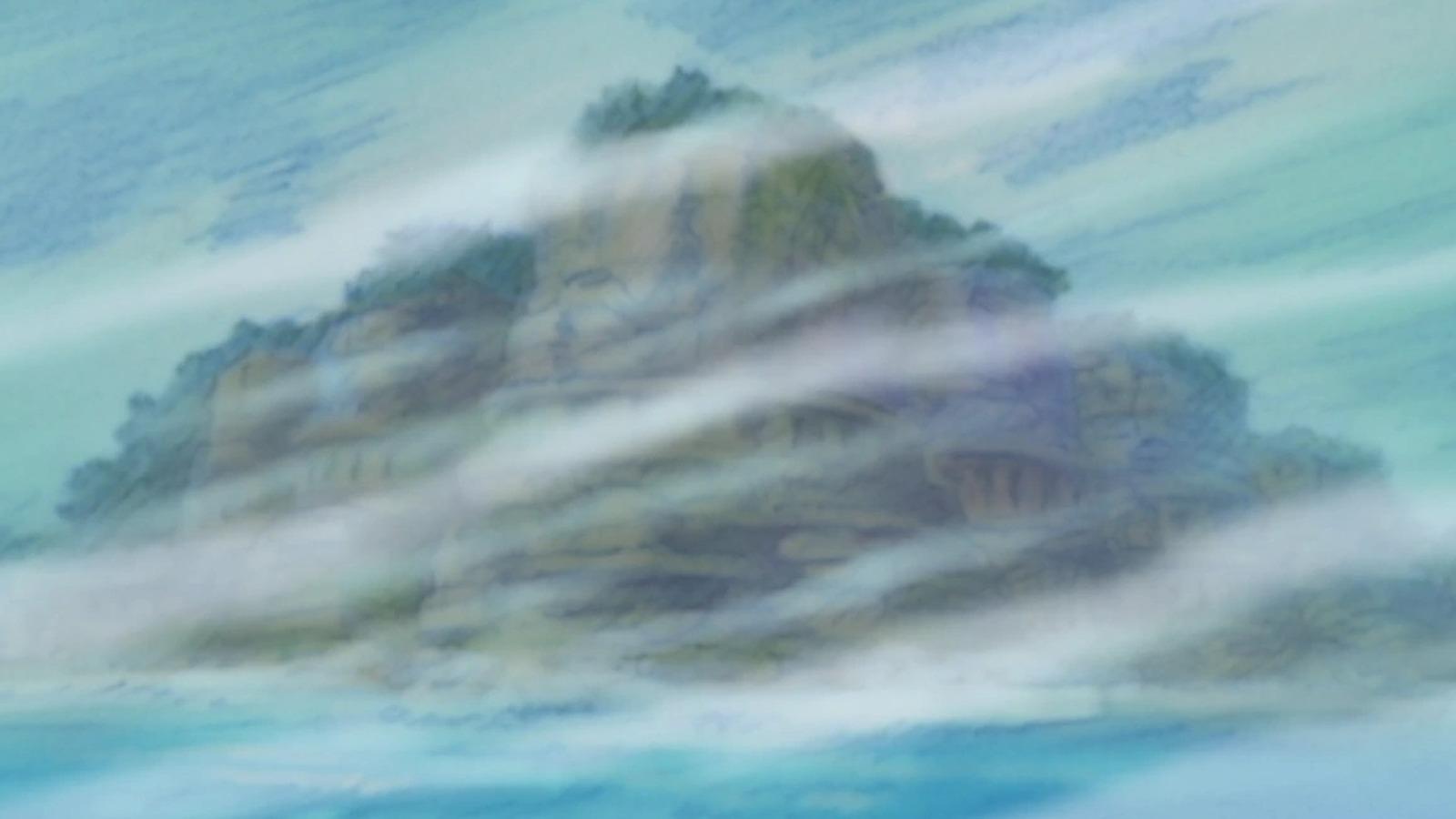 An image of the Laugh Tale island in One Piece