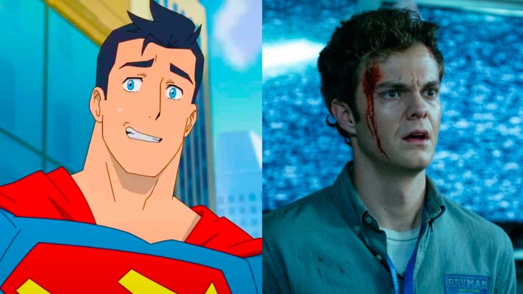 Superman in My Adventures of Superman and Jack Quaid, who's in the cast