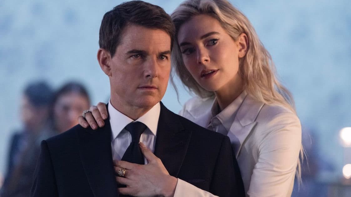 Tom Cruise and Vanessa Kirby in Mission: Impossible - Dead Reckoning Part One.