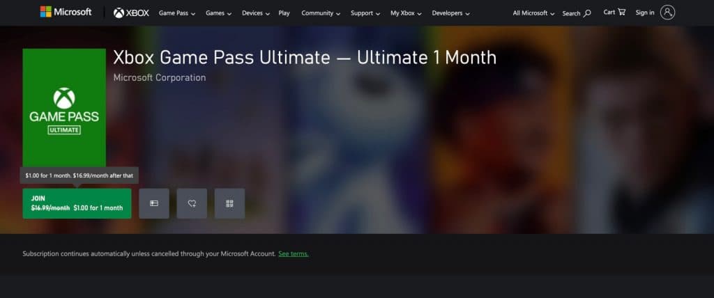 Microsoft Has Reinstated The $1 Xbox Game Pass Deal, With A Catch