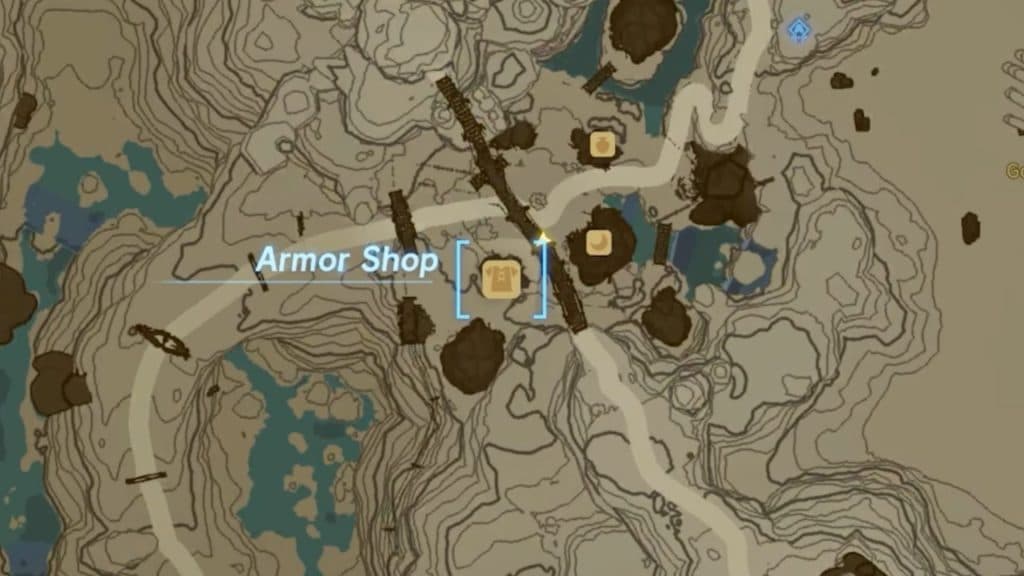 Goron City map screenshot