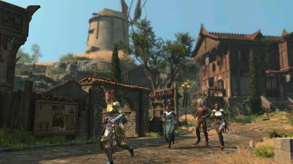 An image of a party in Baldur's Gate 3, that players can change if they need too.