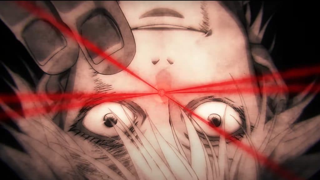 An image of Gojo attacking Toji in Jujutsu Kaisen trailer