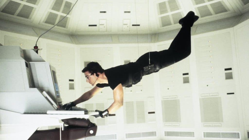 Tom Cruise in 1996's Mission: Impossible
