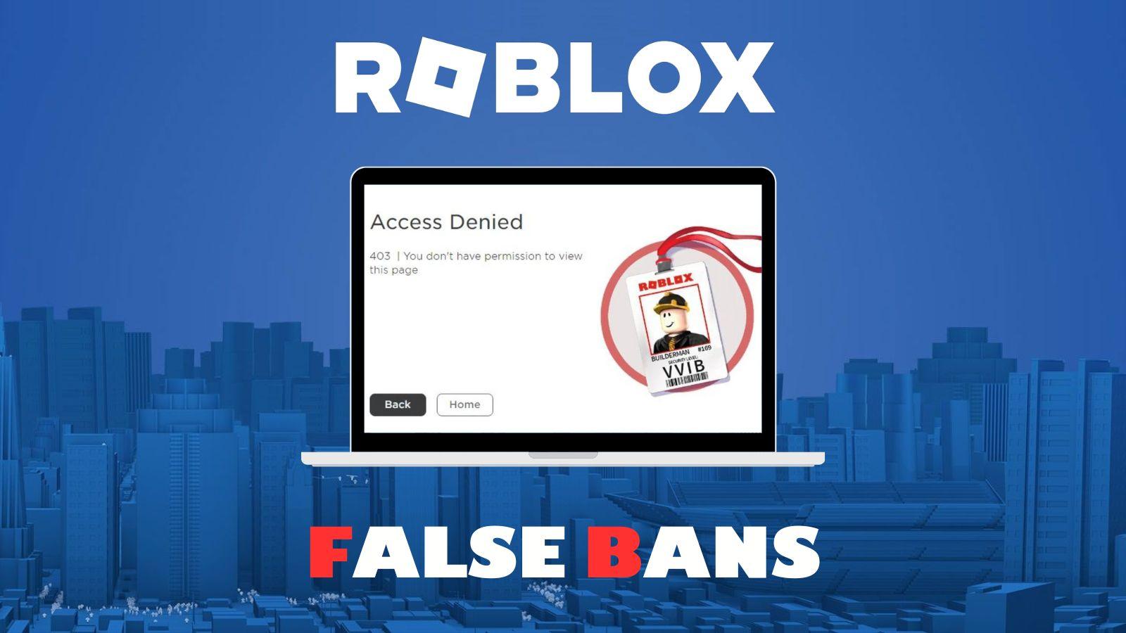 Roblox Moderation incorrectly refers to the Roblox Terms of Use