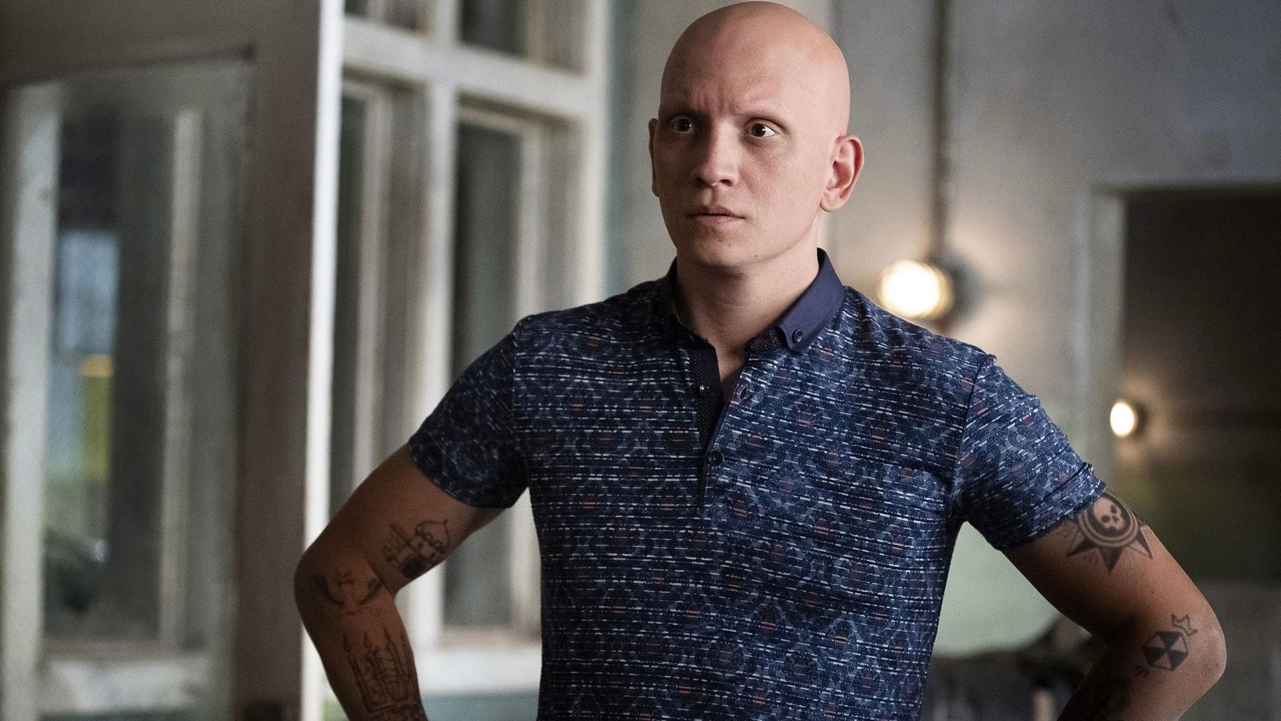 Anthony Carrigan in Barry.