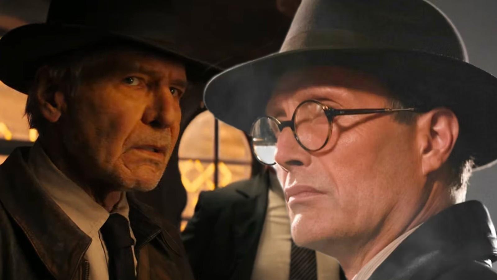 Harrison Ford and Mads Mikkelsen in Indiana Jones 5
