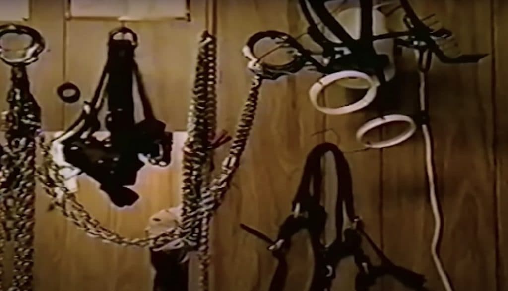 Crime scene footage shows inside David Parker Ray's torture chamber
