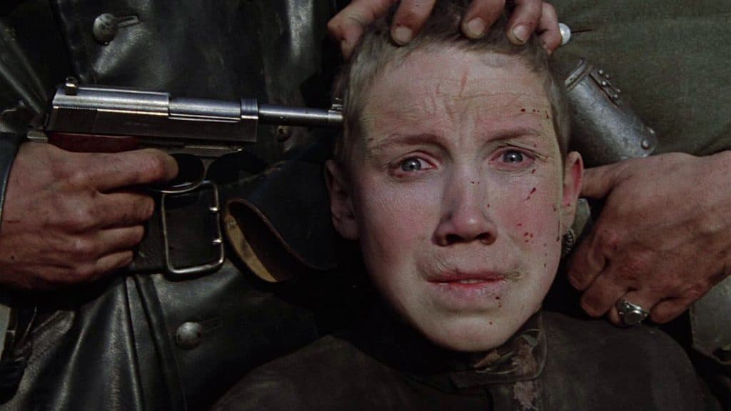 A still from Come and See, one of the best war movies