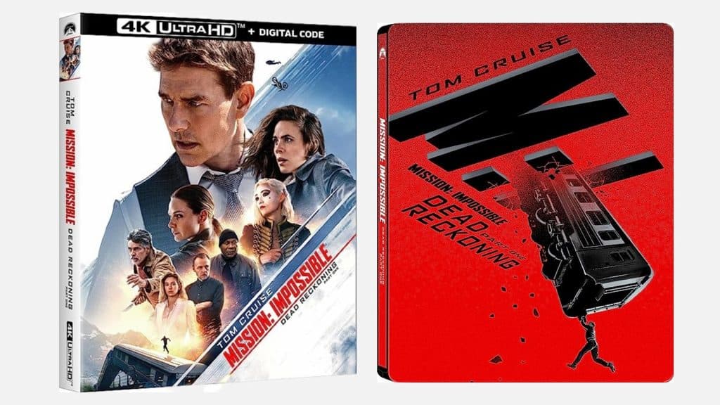 The 4K Blu-ray and steelbook for Mission: Impossible - Dead Reckoning Part 1
