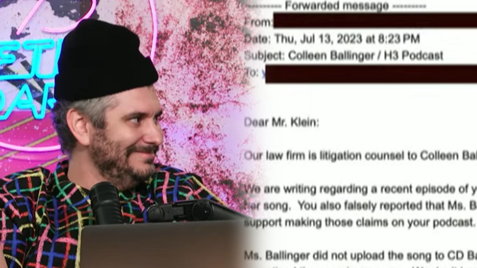 Colleen Ballinger's lawyers allegedly sent cease and desist letter to H3H3 fan account