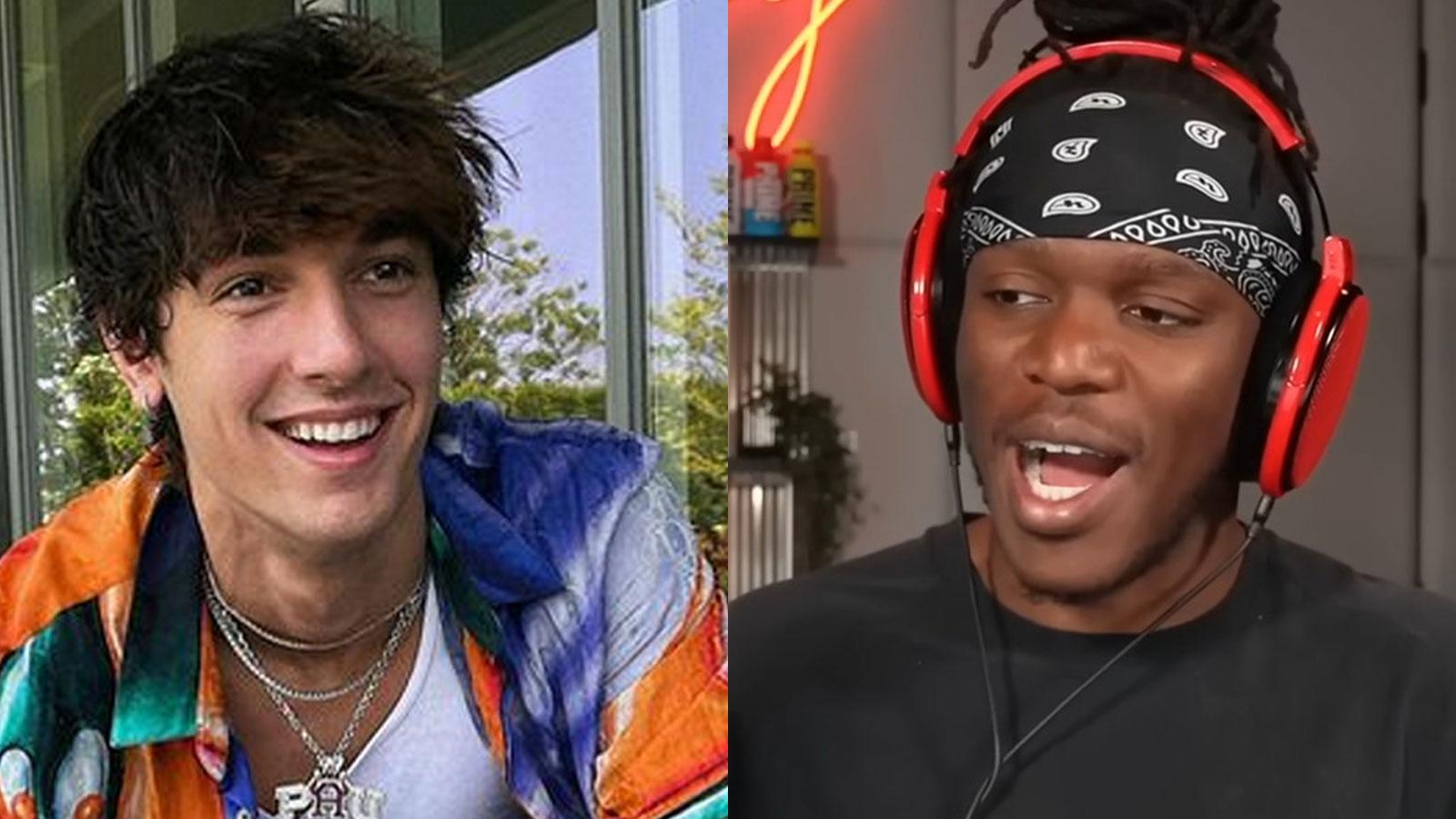 Image of KSI and Bryce Hall both smiling