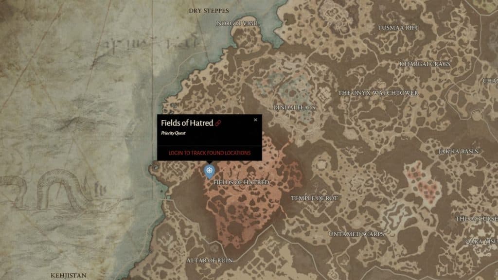 an image of a location of Fields of Hatred in Diablo 4