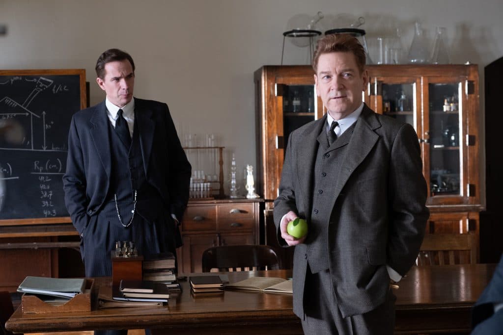 James D'Arcy and Kenneth Branagh in the Oppenheimer cast