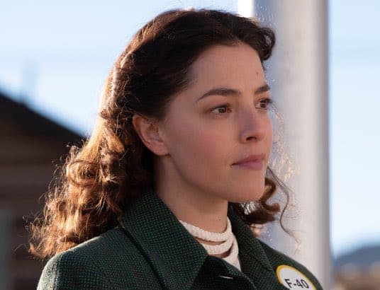 Olivia Thirlby as Lilly Hornig in the Oppenheimer cast