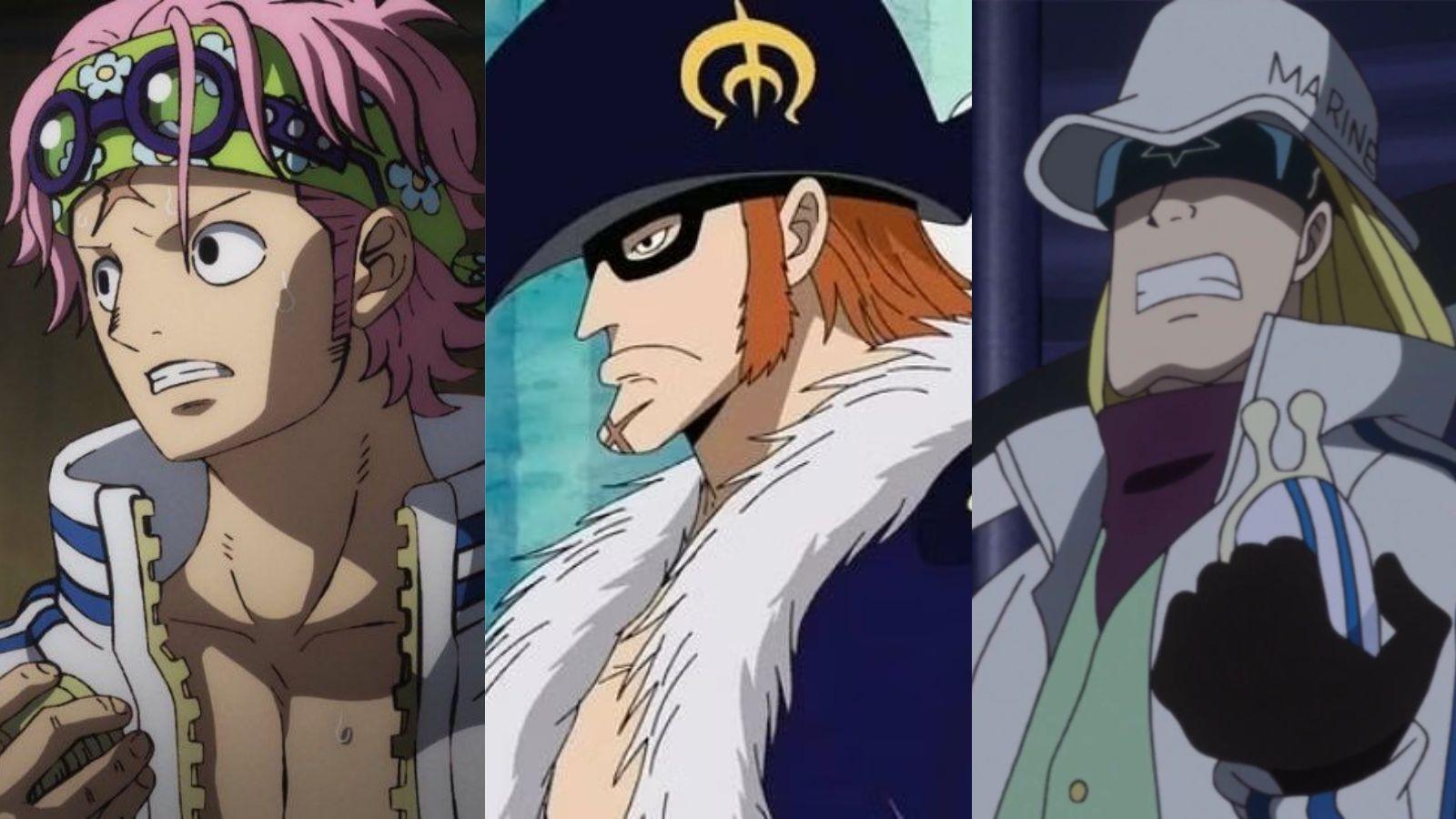An image featuring SWORD members in One Piece