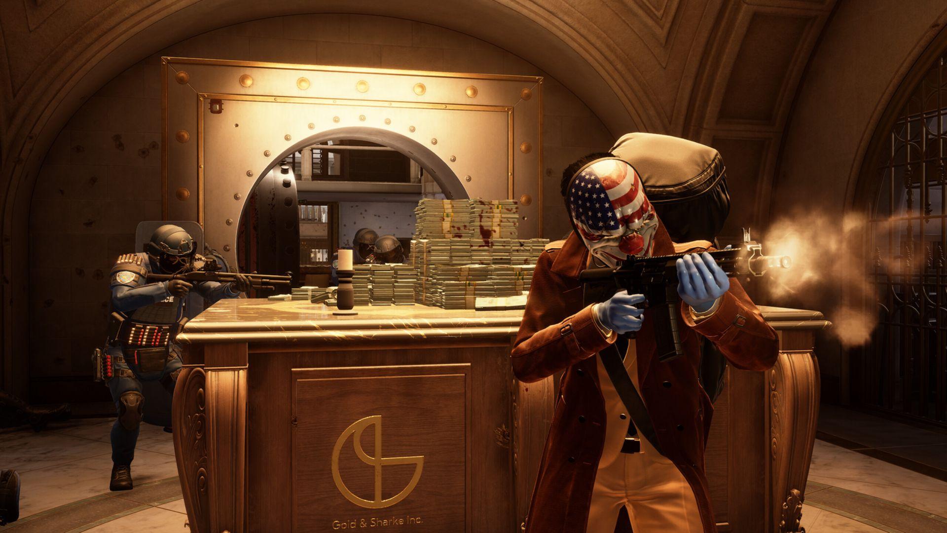 payday 3 players in bank vault