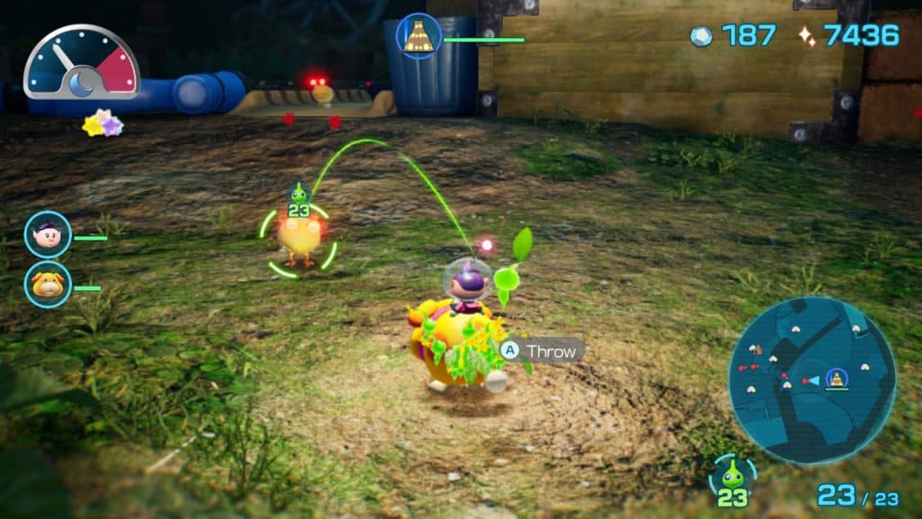 A nighttime expedition in Pikmin 4